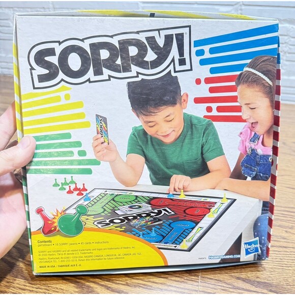 Hasbro Sorry! Family Board Game Night Classic Sweet Revenge  F1146 - Picture 10 of 10